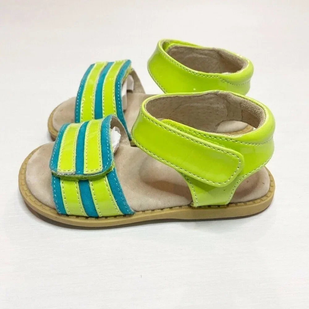 Livie & Luca Taffy Sandals in Green Apple 6